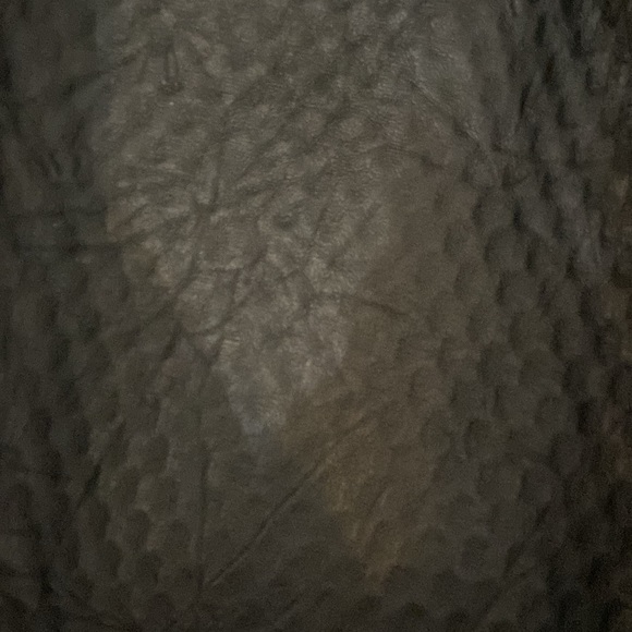 Reversible black faux leather/fur oversized coat -Size Large - Picture 9 of 15